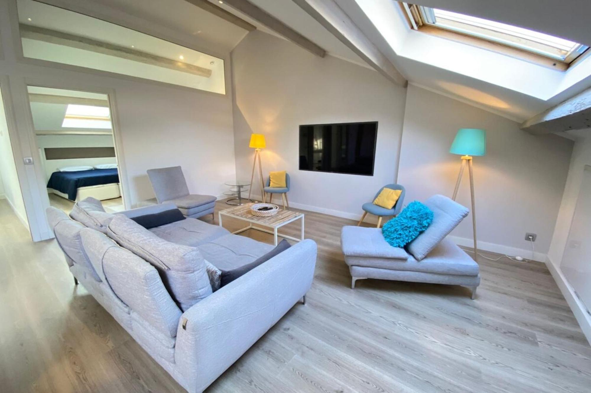 Modern & Bright 4-Room Apartment In Cannes Banane Exterior foto