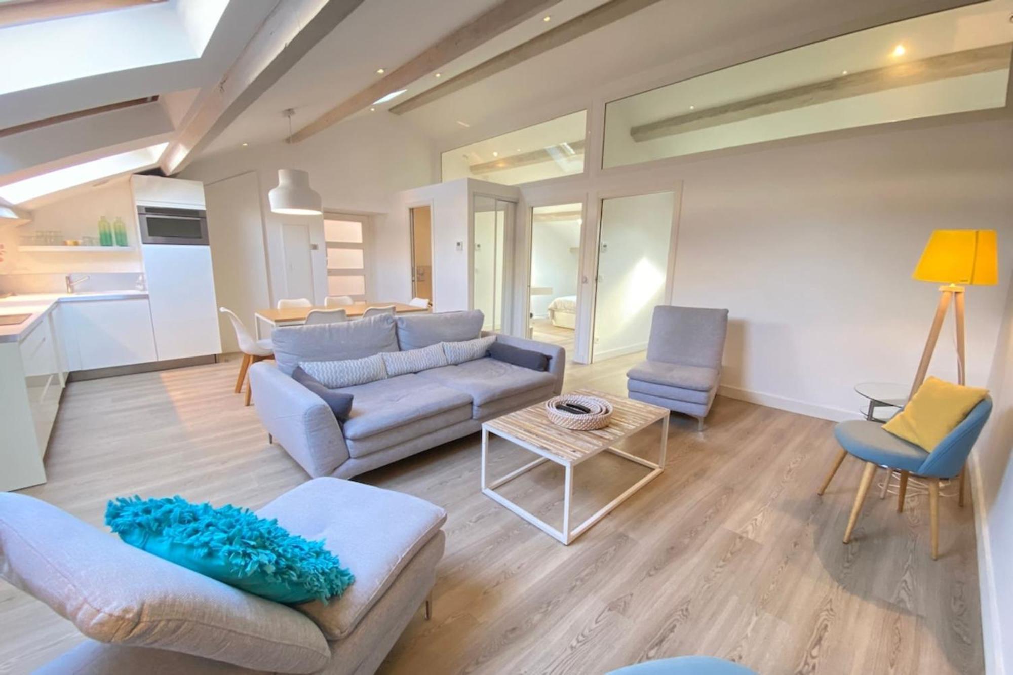 Modern & Bright 4-Room Apartment In Cannes Banane Exterior foto